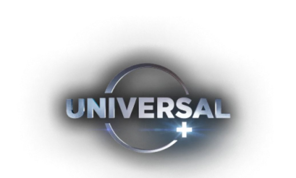 Logo de Universal Plus con sombra