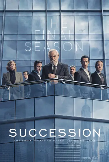 Poster de la última temporada de Succession